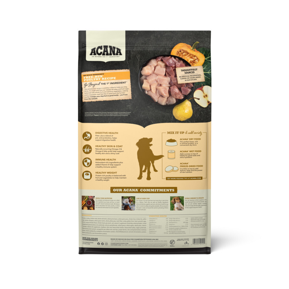 ACANA Free-Run Poultry Recipe Dry Dog Food