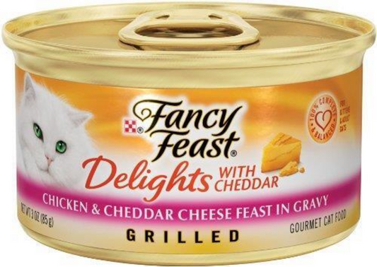 Purina Fancy Feast Delights Chicken and Cheddar Wet Cat Food