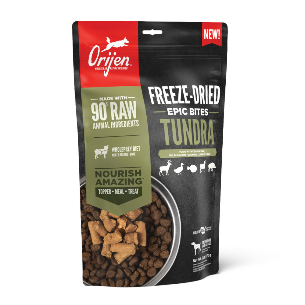 Orijen Tundra Epic Bites Freeze-Dried Dry Dog Food