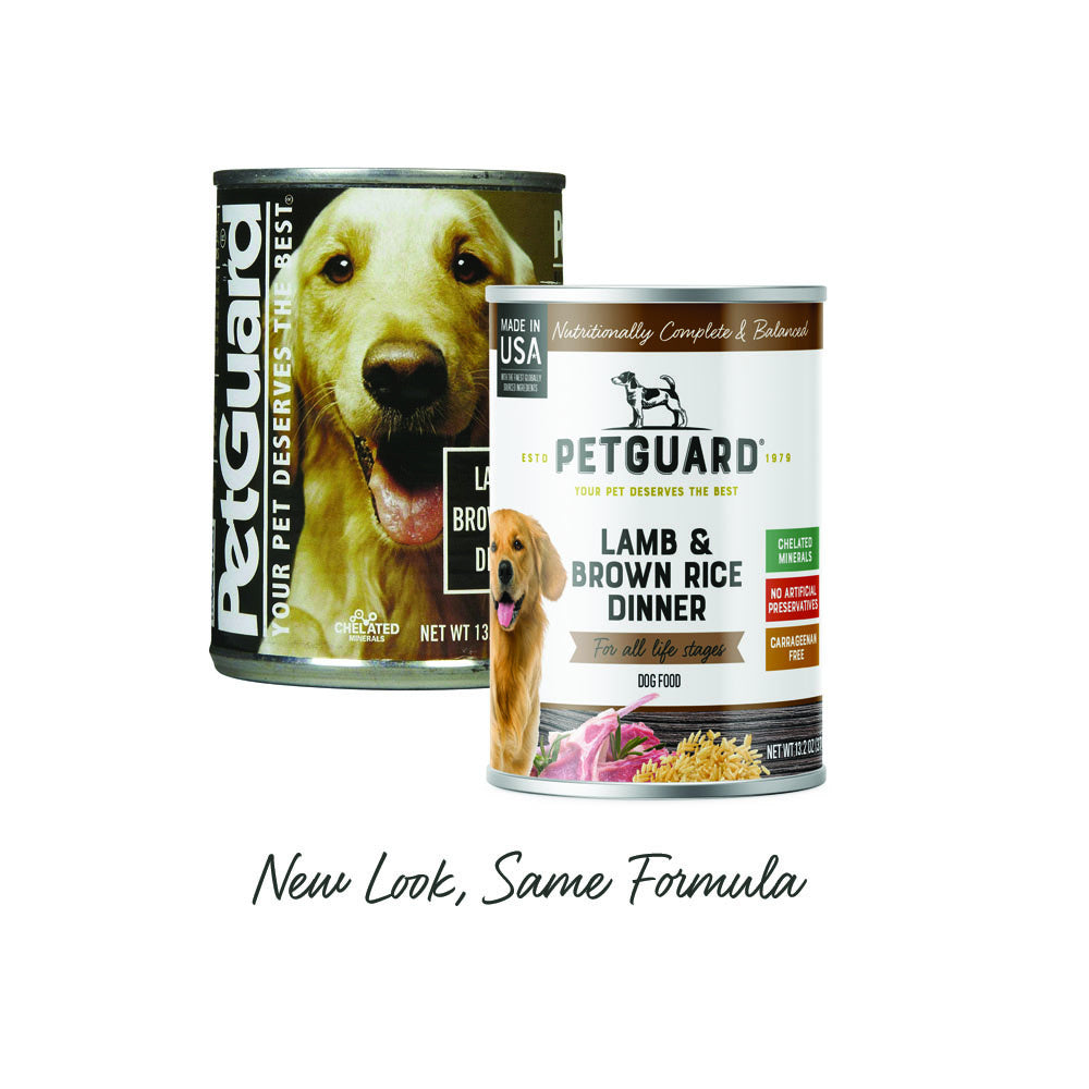 Petguard Lamb & Brown Rice Dinner Canned Adult Dog Food