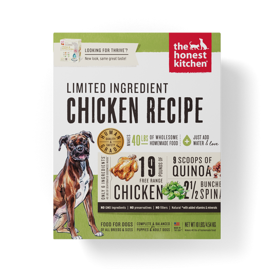 The Honest Kitchen Limited Ingredient Chicken Recipe Dehydrated Dog Food