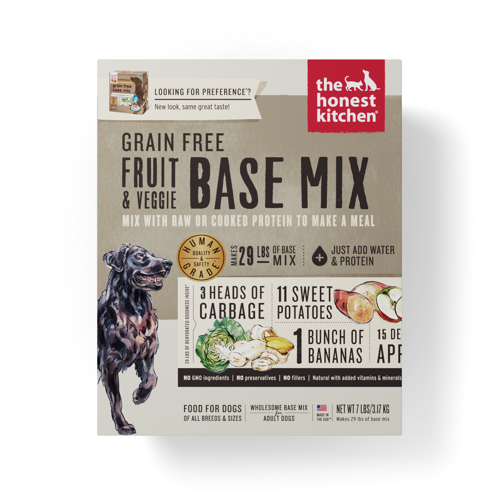 The Honest Kitchen Grain Free Fruit & Veggie Recipe Dog Food Base Mix