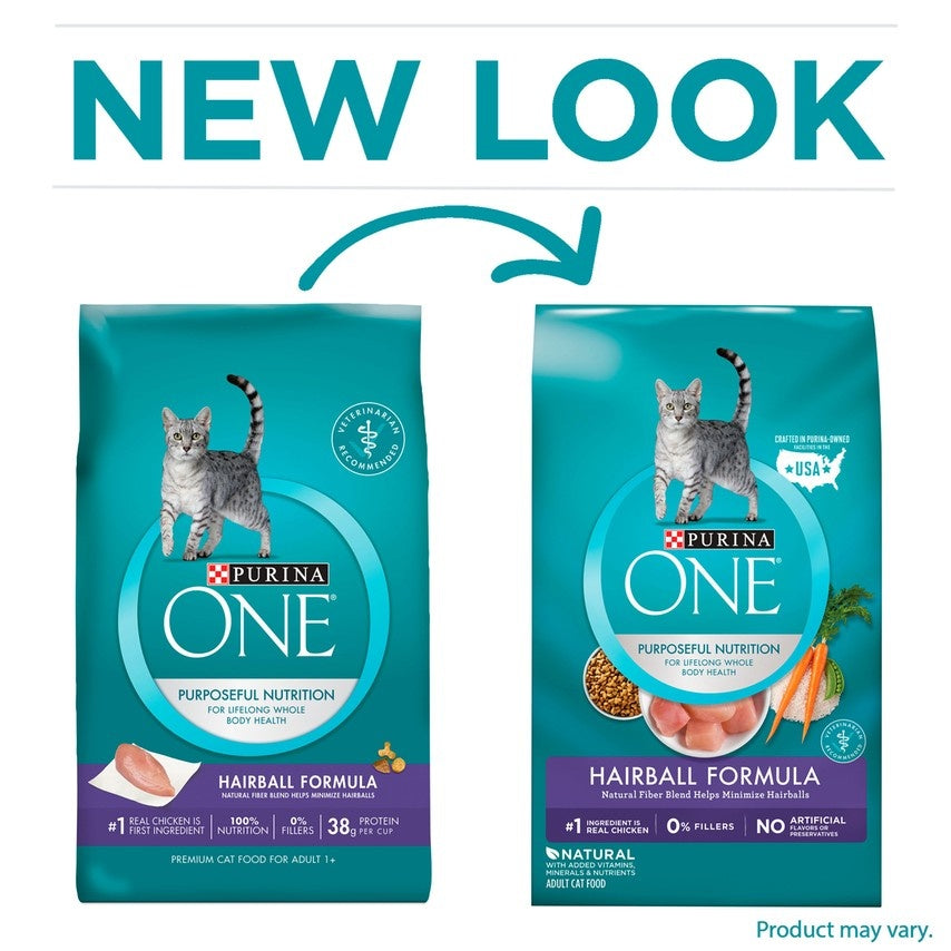 Purina ONE Advanced Nutrition Hairball Formula Dry Cat Food