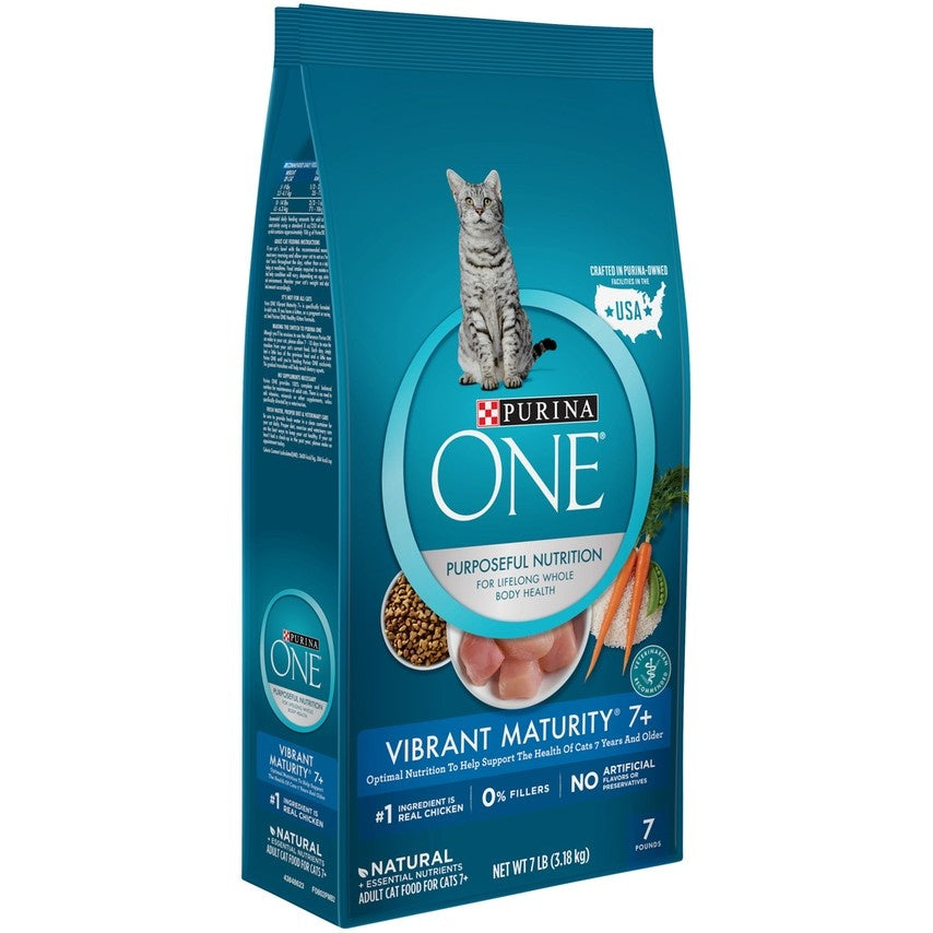 Purina ONE Vibrant Maturity 7+ Senior Formula Dry Cat Food