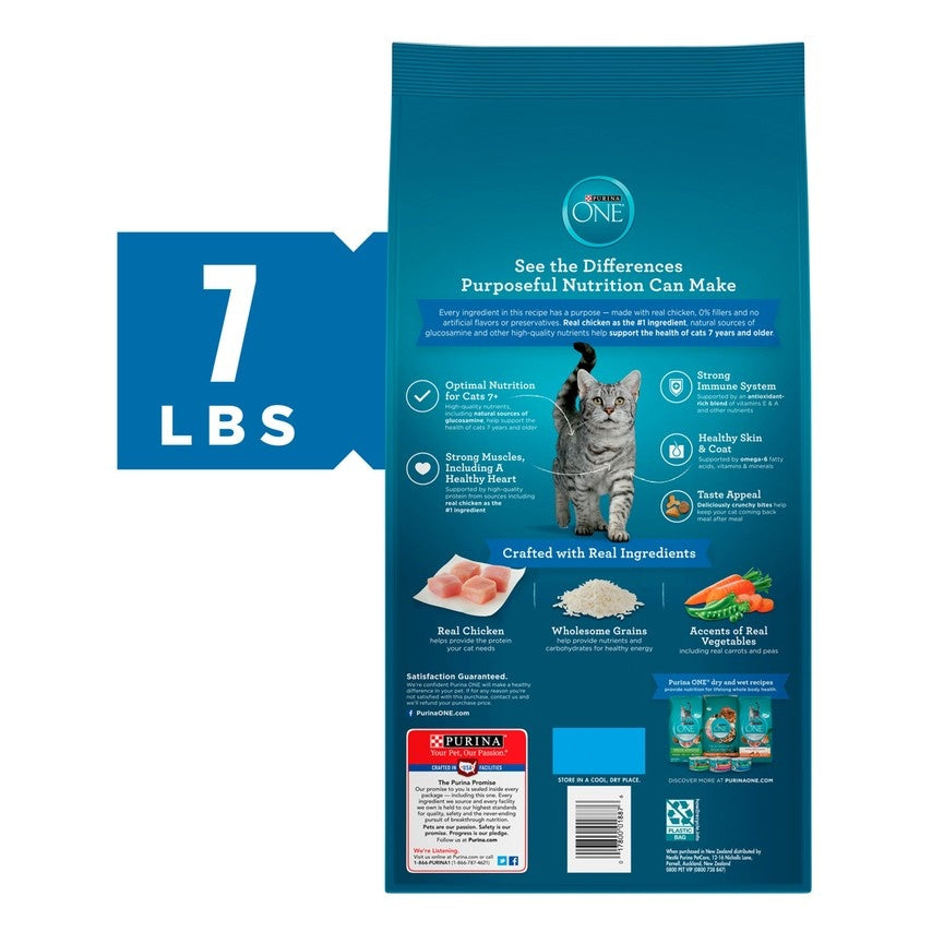 Purina ONE Vibrant Maturity 7+ Senior Formula Dry Cat Food