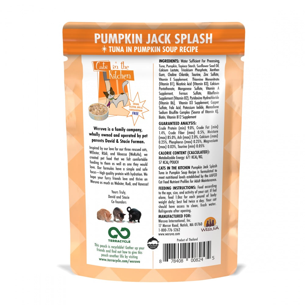 Weruva Cats In the Kitchen Pumpkin Jack Splash Pouches Wet Cat Food