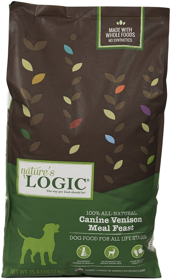 Nature's Logic Canine Venison Meal Feast Dry Dog Food