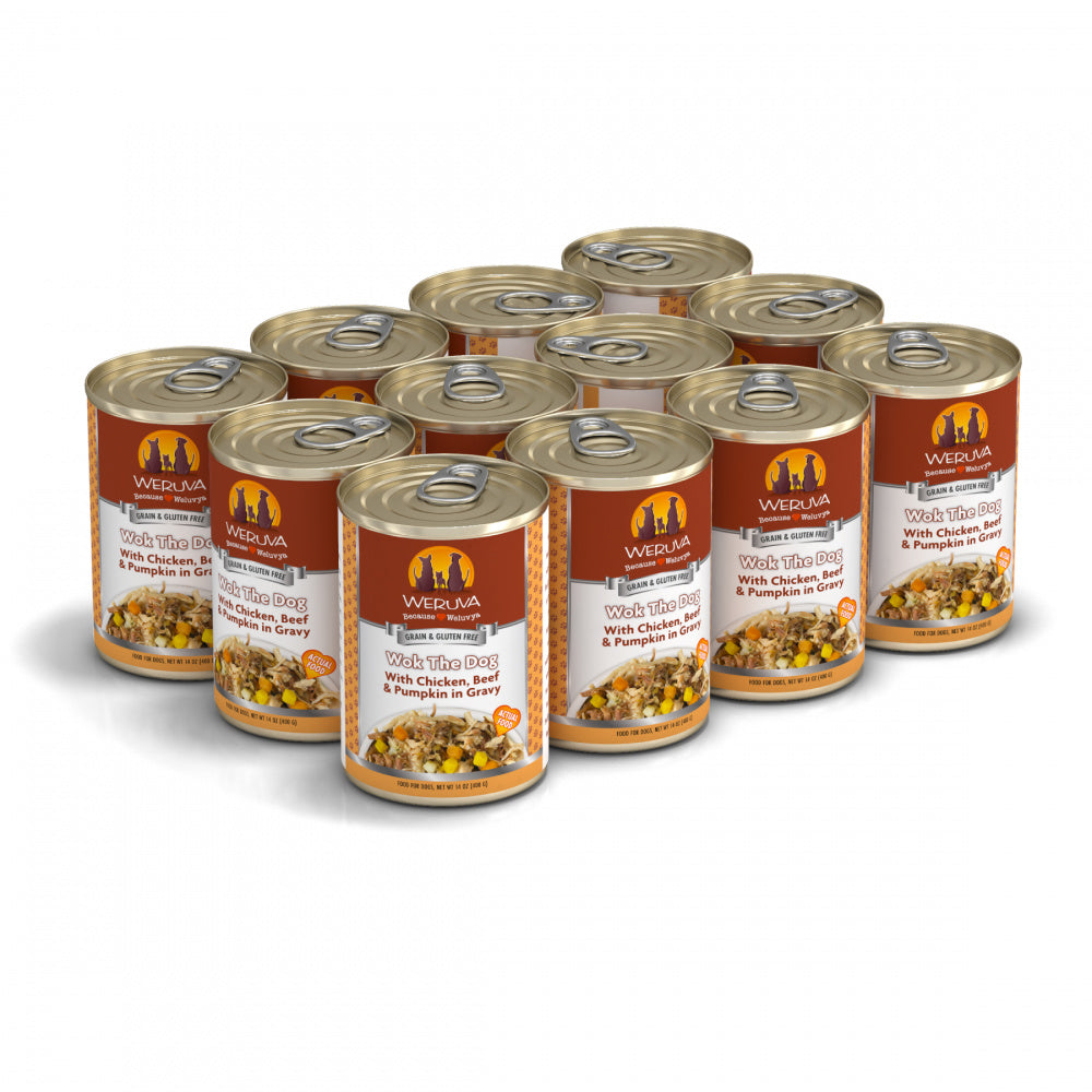 Weruva Wok The Dog with Chicken, Beef & Pumpkin in Gravy Canned Dog Food