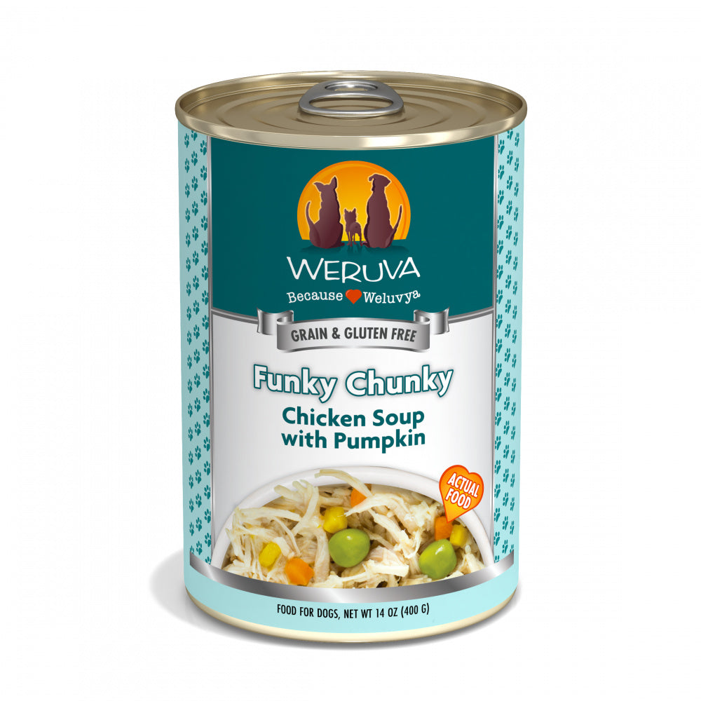 Weruva Funky Chunky Chicken Soup with Pumpkin Canned Dog Food