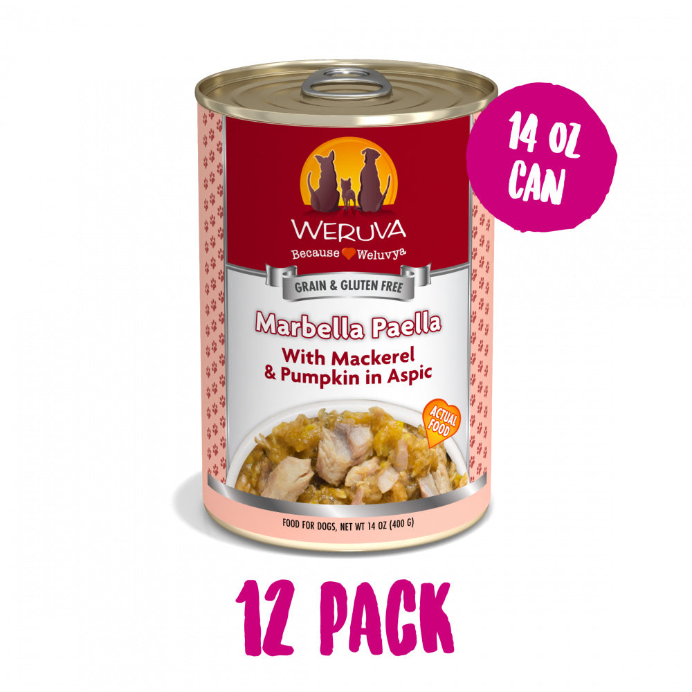 Weruva Marbella Paella with Mackerel & Pumpkin Canned Dog Food