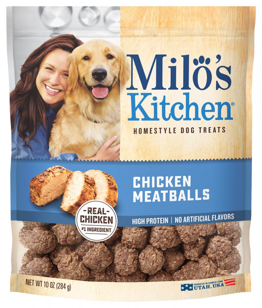 Milo's Kitchen Chicken Meatballs Dog Treats