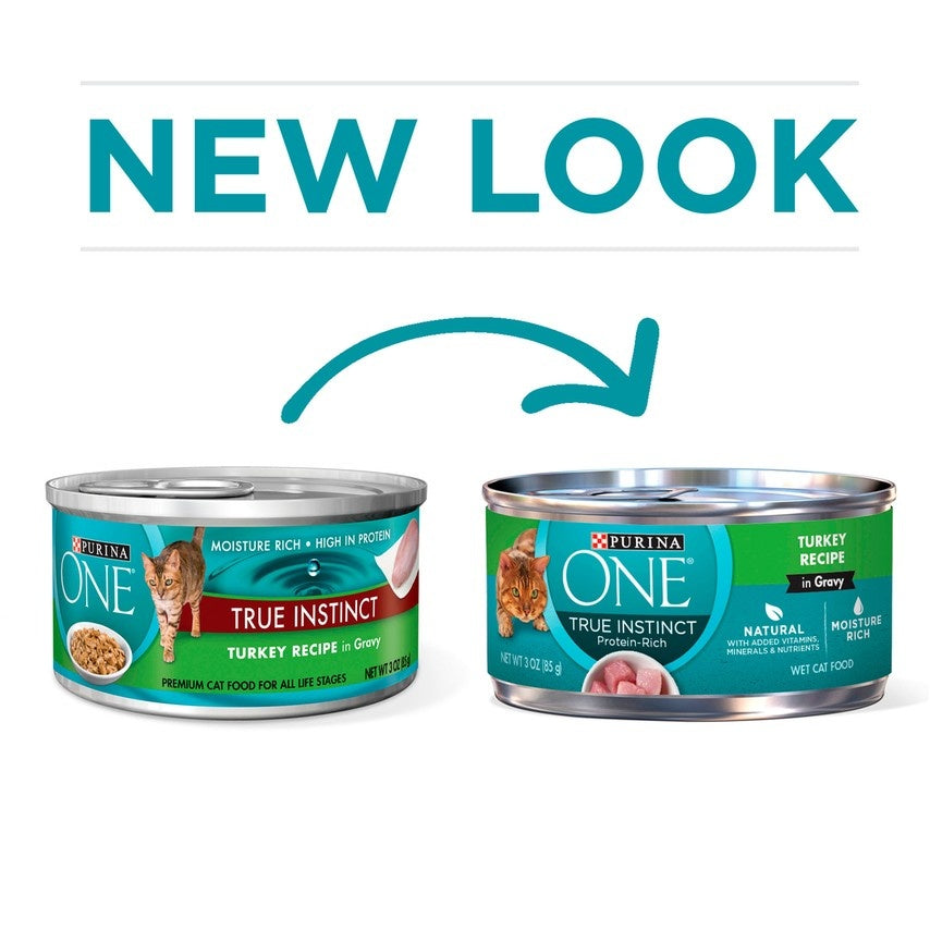 Purina ONE Turkey in Gravy Canned Cat Food