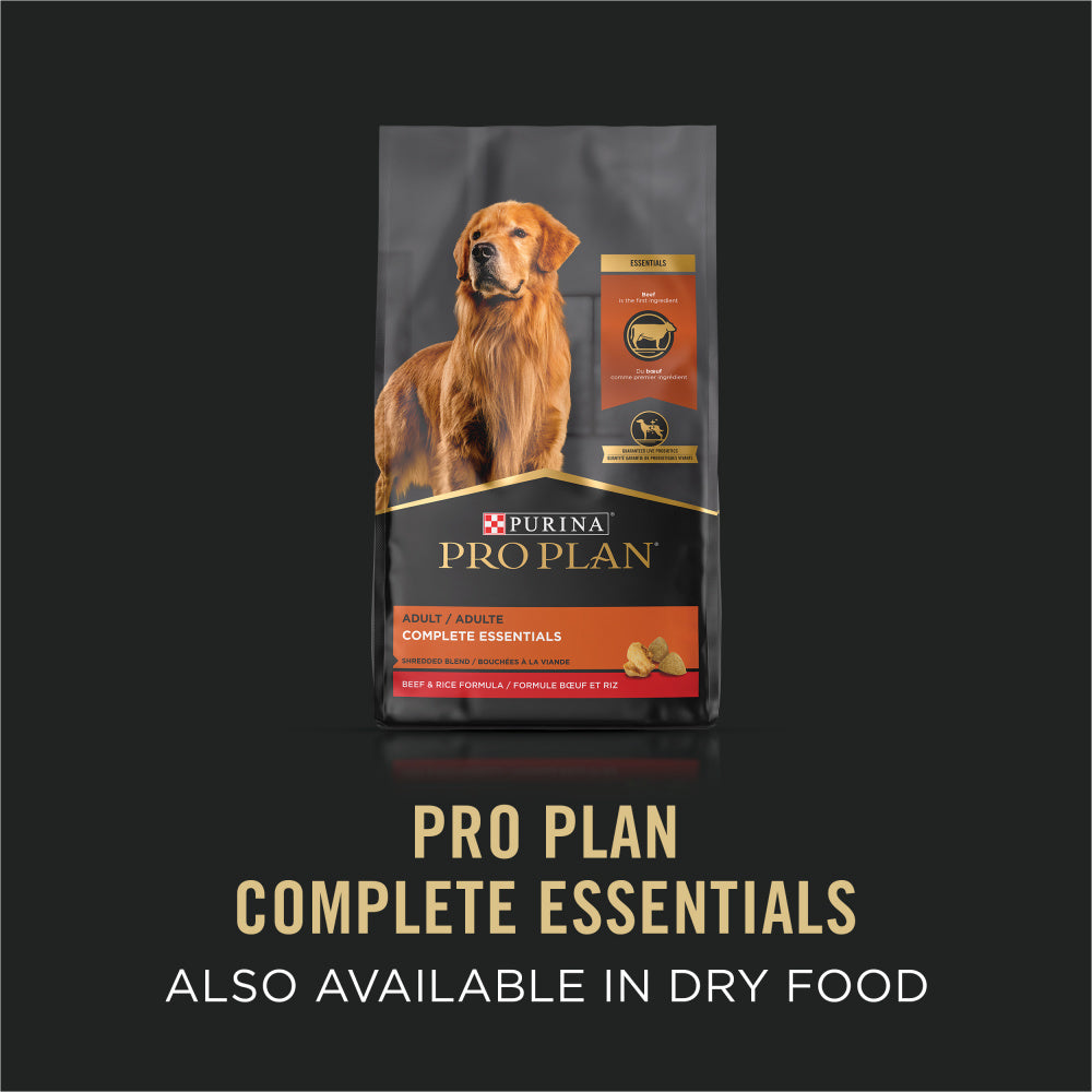 Purina Pro Plan Savor Adult Beef & Brown Rice Canned Dog Food