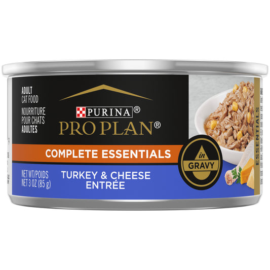 Purina Pro Plan Savor Adult Turkey & Cheese in Gravy Canned Cat Food