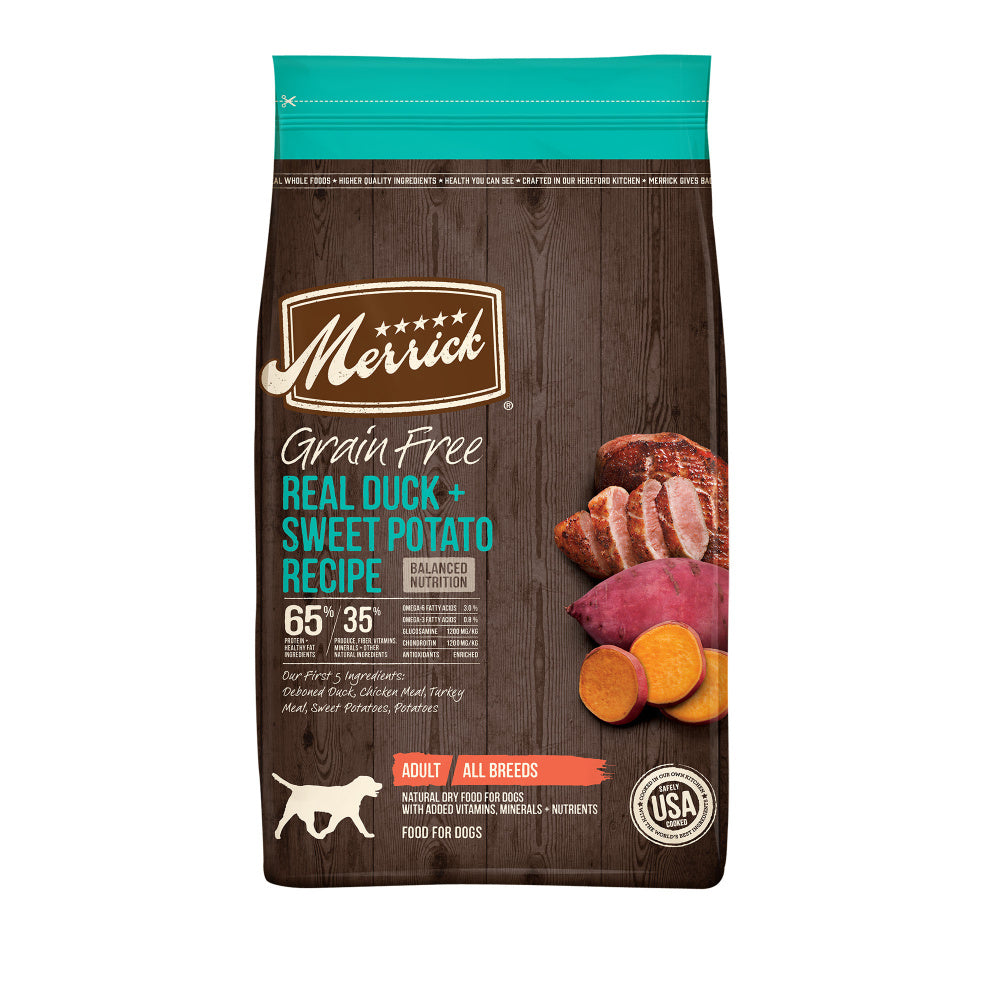 Merrick Grain Free Real Duck & Sweet Potato Dry Dog Food