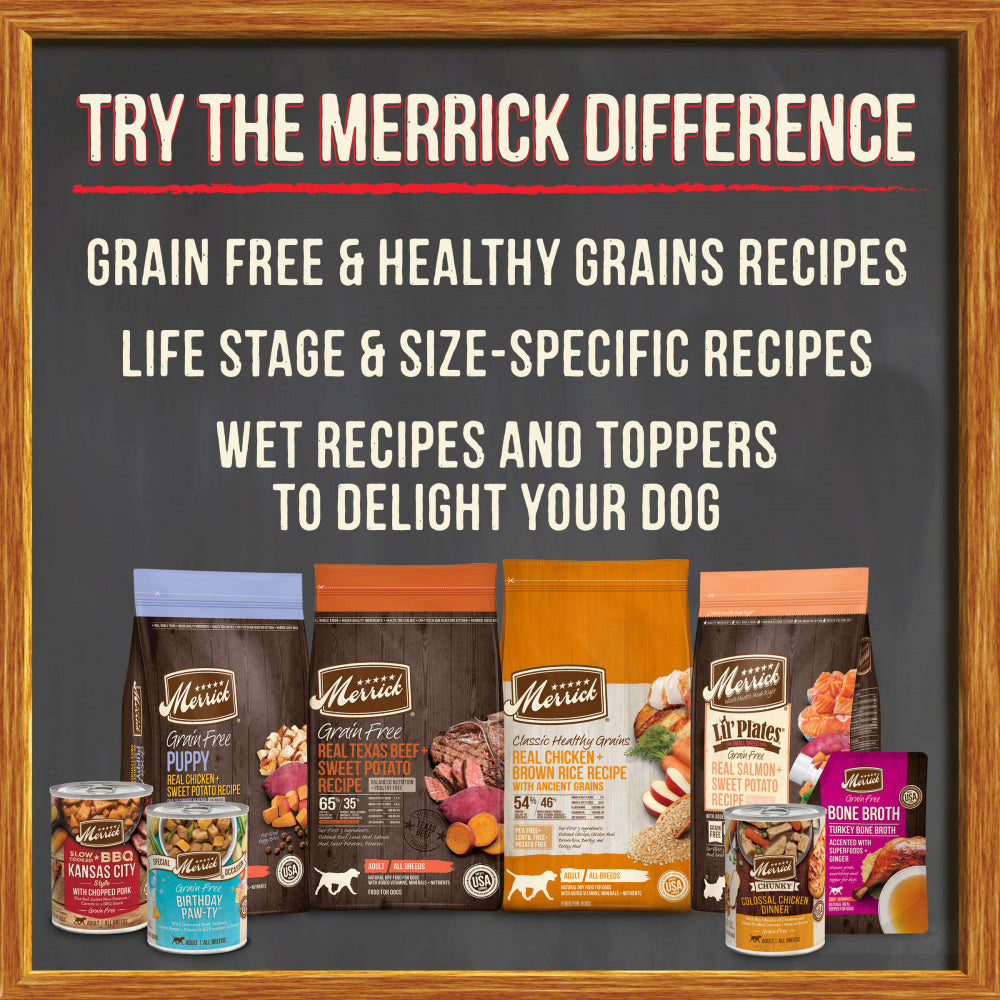 Merrick Grain Free Smothered Comfort Canned Dog Food