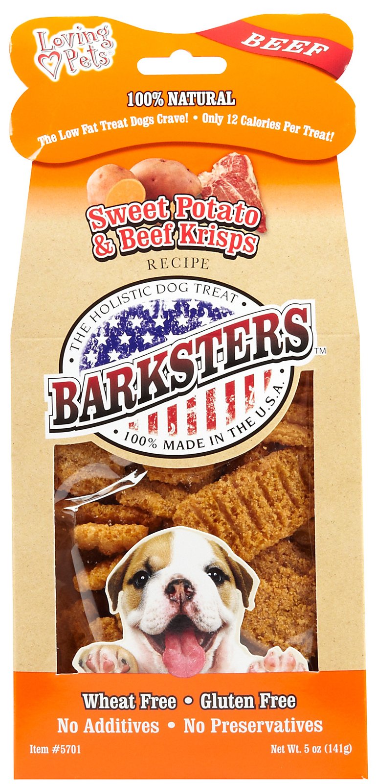 Loving Pets Barksters Sweet Potato Krisps for Dogs