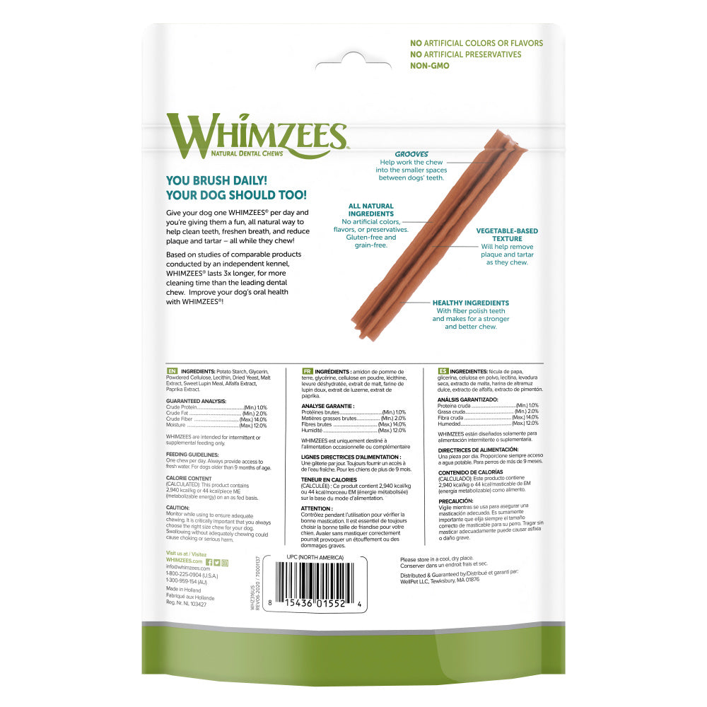 Whimzees Stix Dental Dog Chew