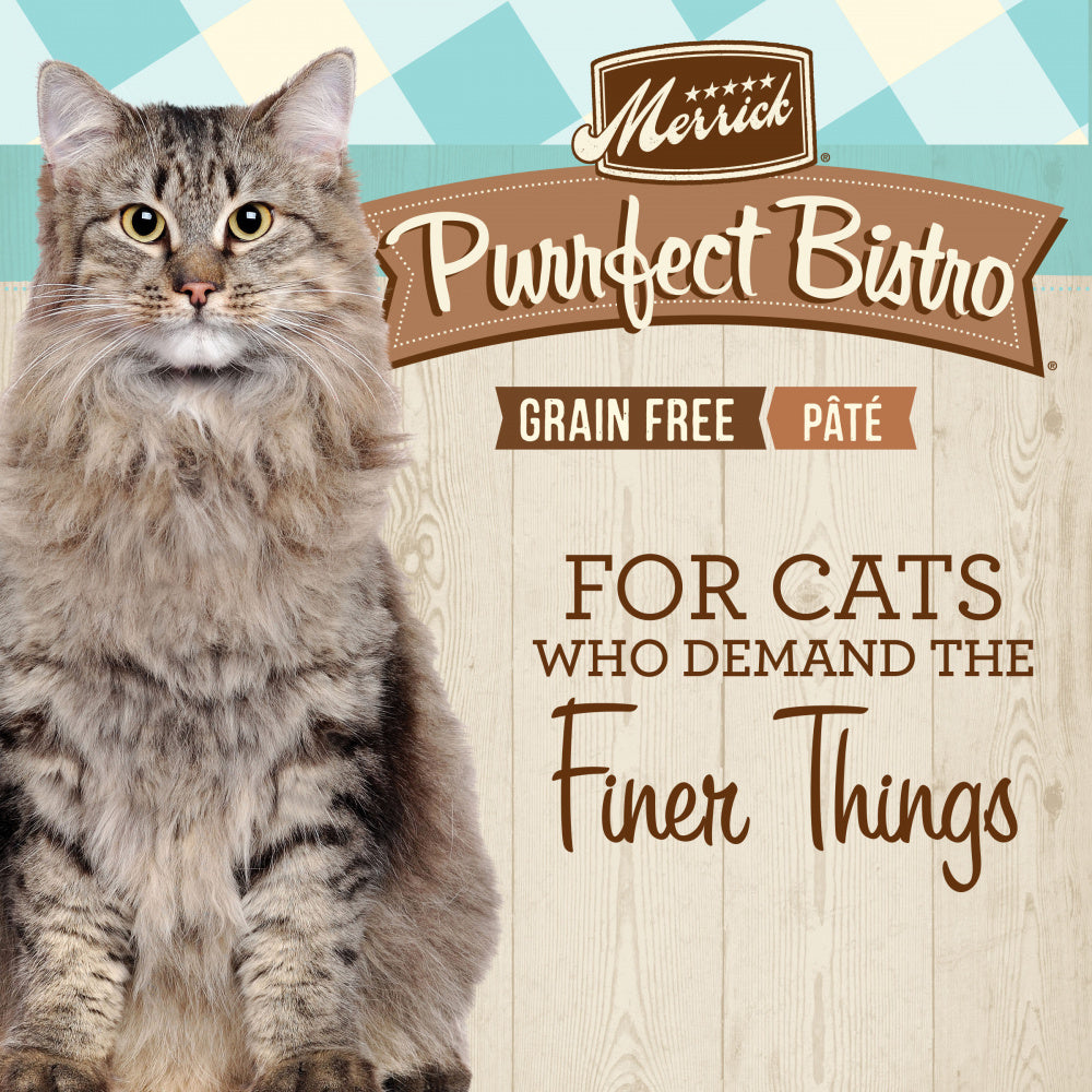 Merrick Purrfect Bistro Salmon Pate Grain Free Canned Cat Food