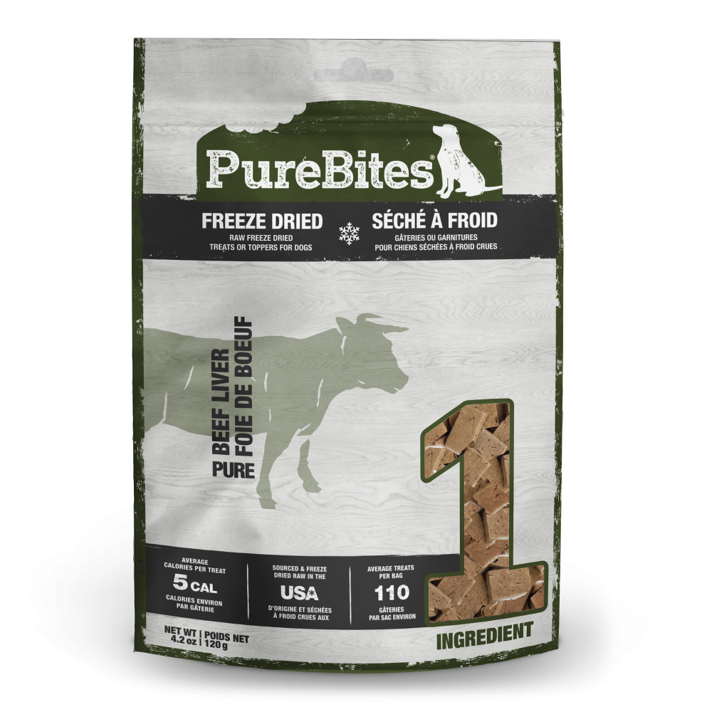 PureBites Freeze Dried Beef Liver Dog Treats