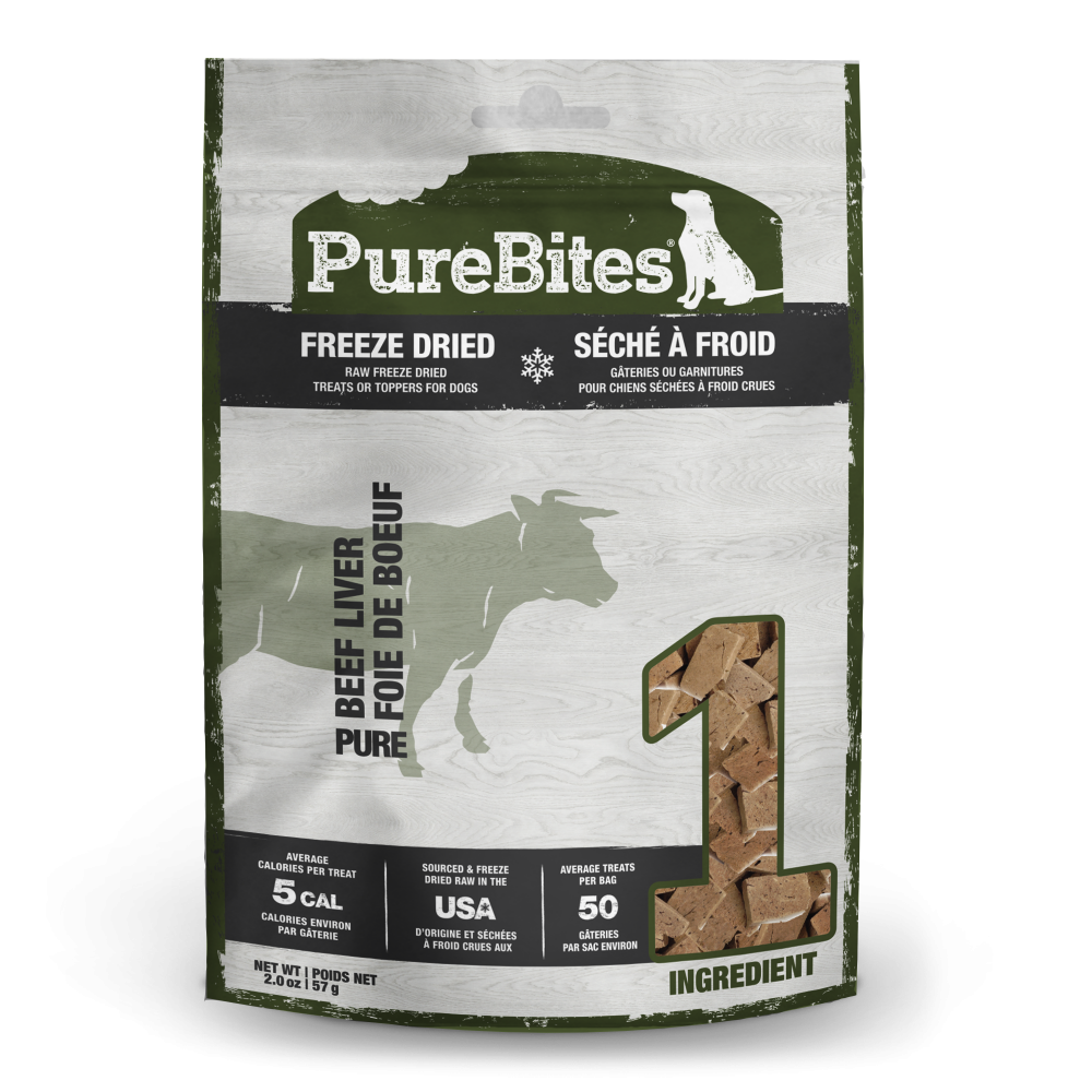 PureBites Freeze Dried Beef Liver Dog Treats