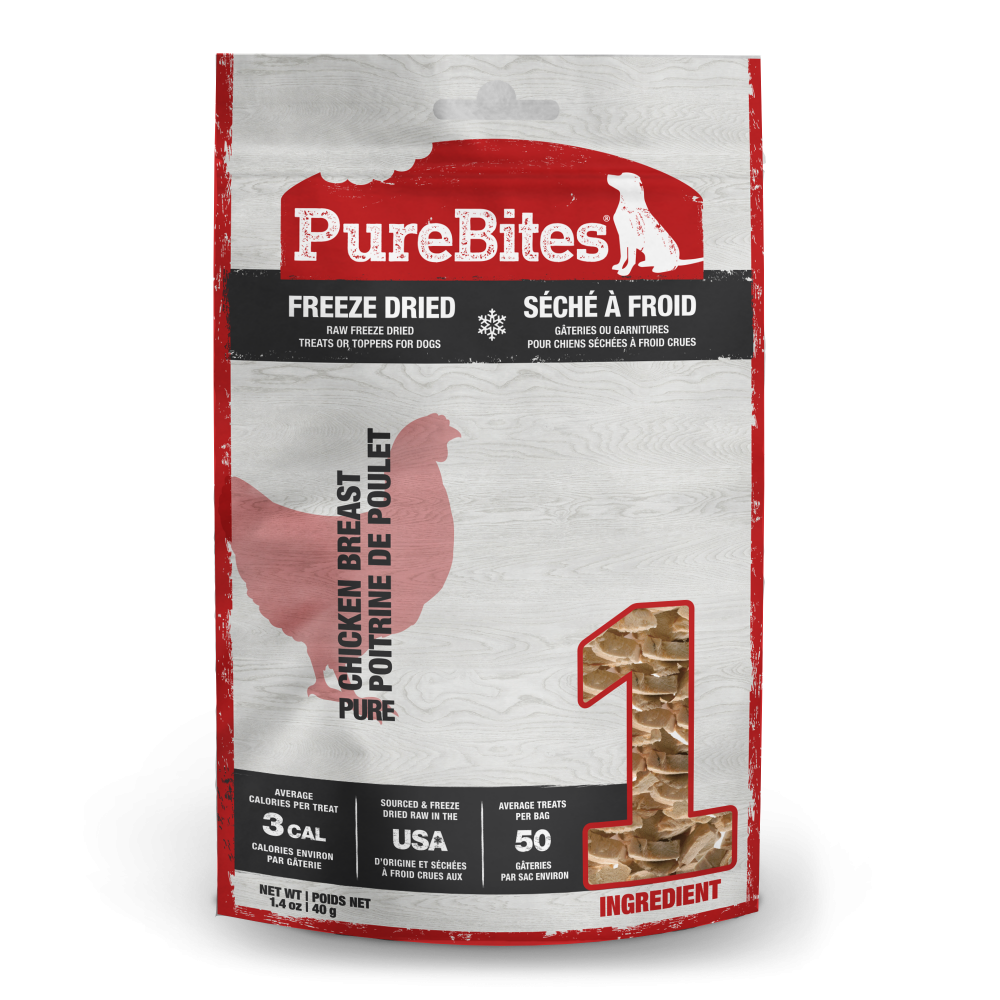 PureBites Freeze Dried Chicken Breast Dog Treats