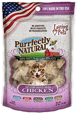 Loving Pets Purrfectly Natural Freeze Dried Chicken Cat Treats