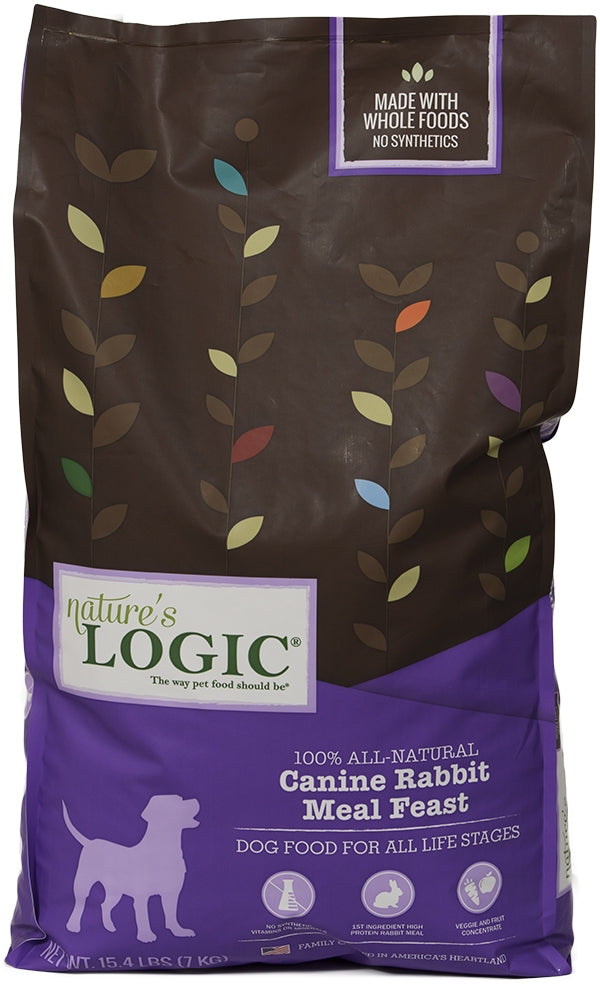 Nature's Logic Canine Rabbit Meal Feast Dry Dog Food