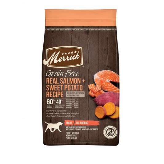 Merrick Grain Free Real Salmon & Sweet Potato Recipe Dry Dog Food