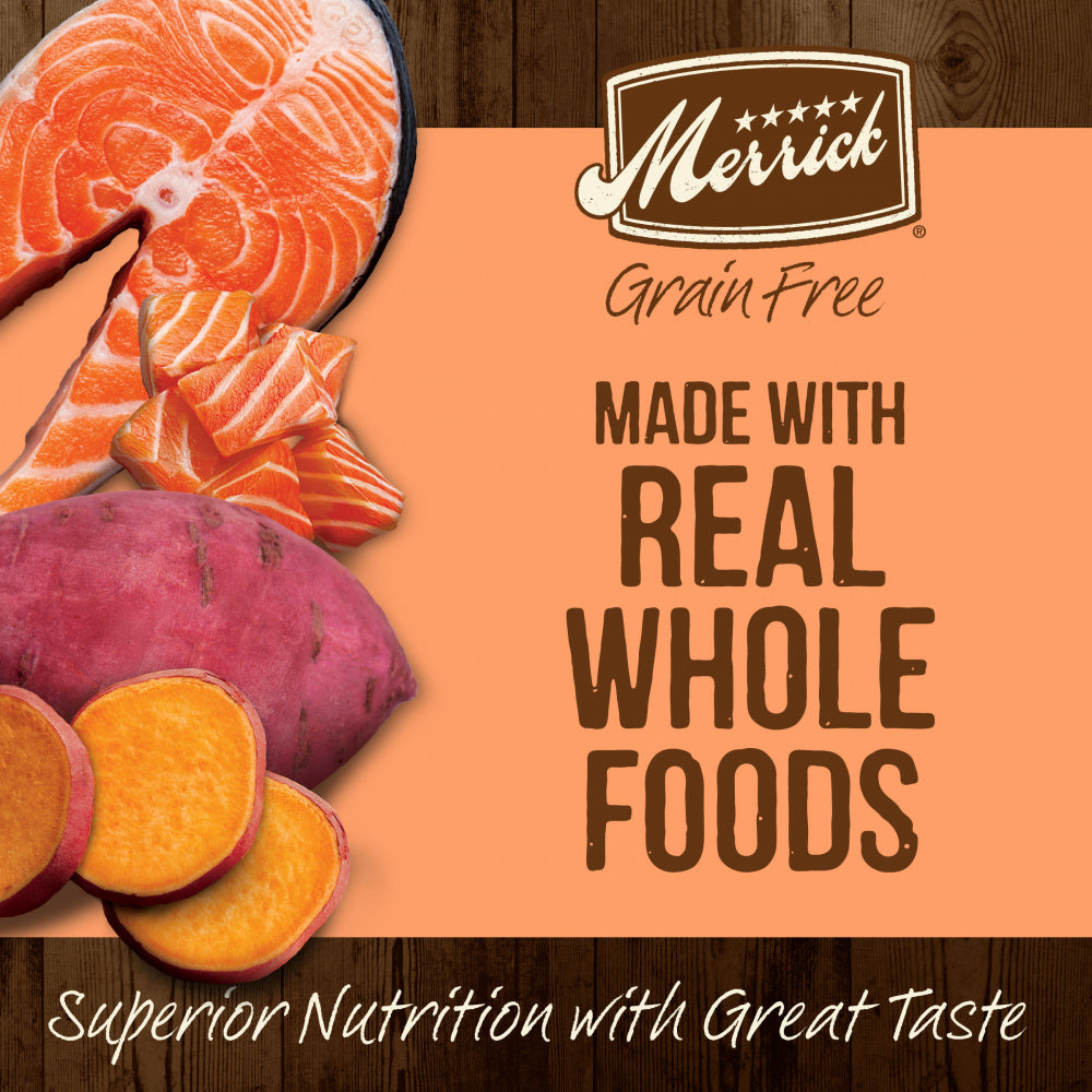 Merrick Grain Free Real Salmon & Sweet Potato Recipe Dry Dog Food