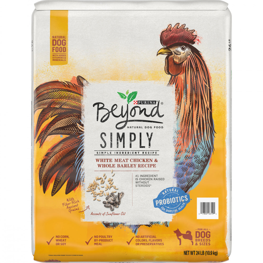 Purina Beyond Simply 9 White Meat Chicken & Whole Barley Dry Dog Food