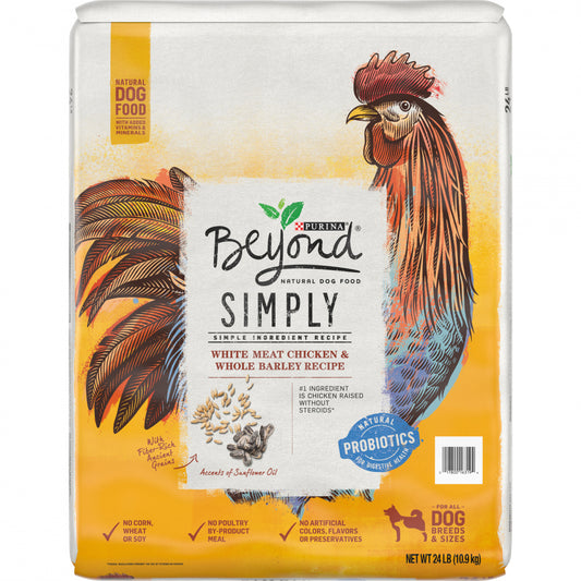 Purina Beyond Simply 9 White Meat Chicken & Whole Barley Dry Dog Food