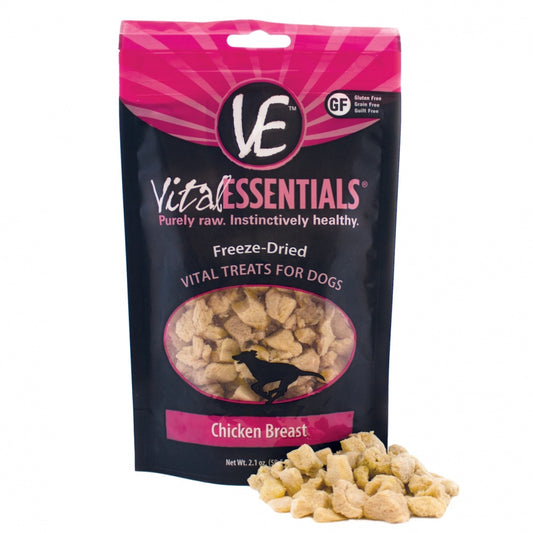 Vital Essentials Freeze Dried Chicken Breast Vital Treats for Dogs