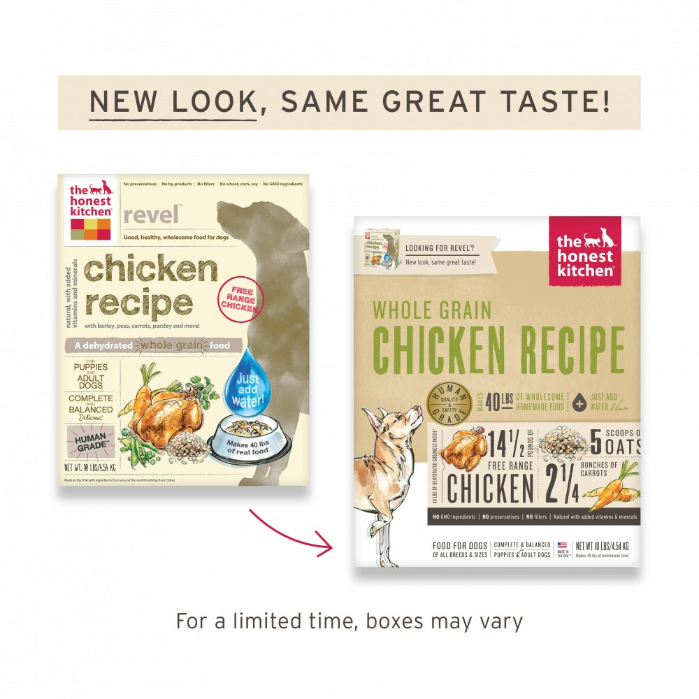 The Honest Kitchen Whole Grain Chicken Recipe Dehydrated Dog Food