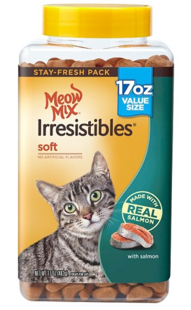 Meow Mix Irresistibles Soft Salmon Cat Treats