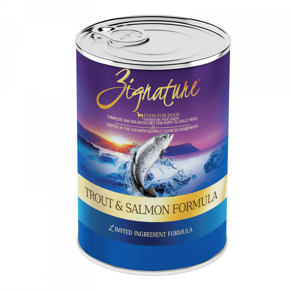 Zignature Trout and Salmon Limited Ingredient Formula Canned Dog Food