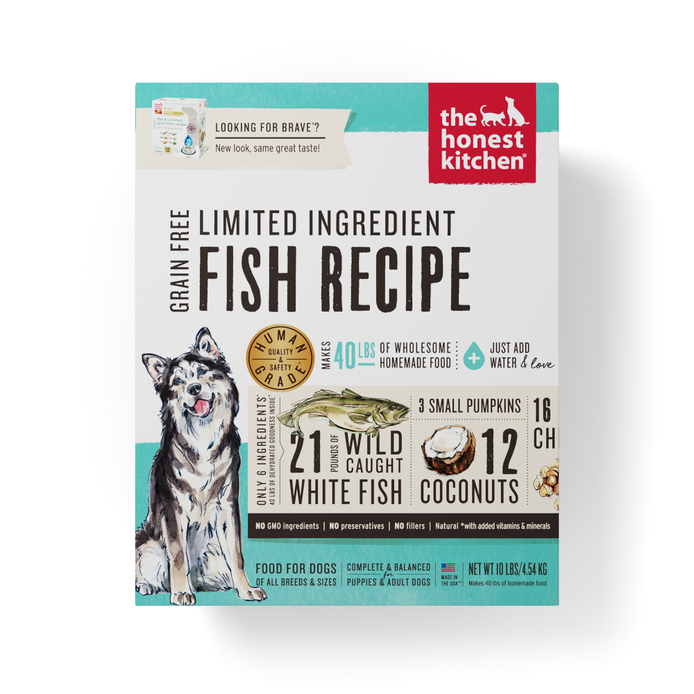 The Honest Kitchen Limited Ingredient Grain Free Fish Recipe Dehydrated Dog Food