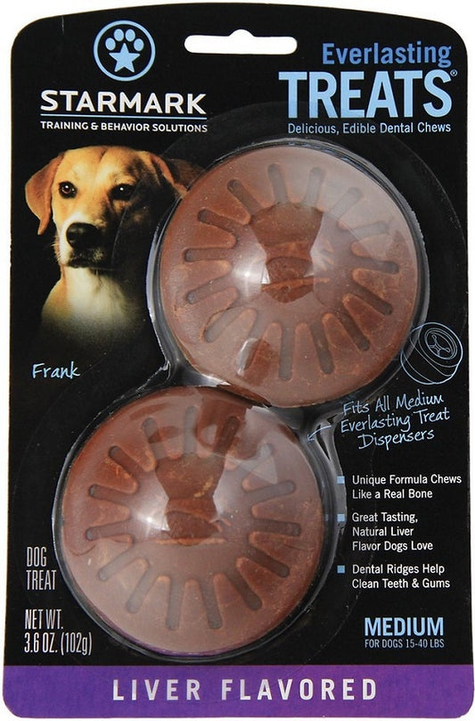 Starmark Everlasting Treats Liver Flavor Dog Dental Treats