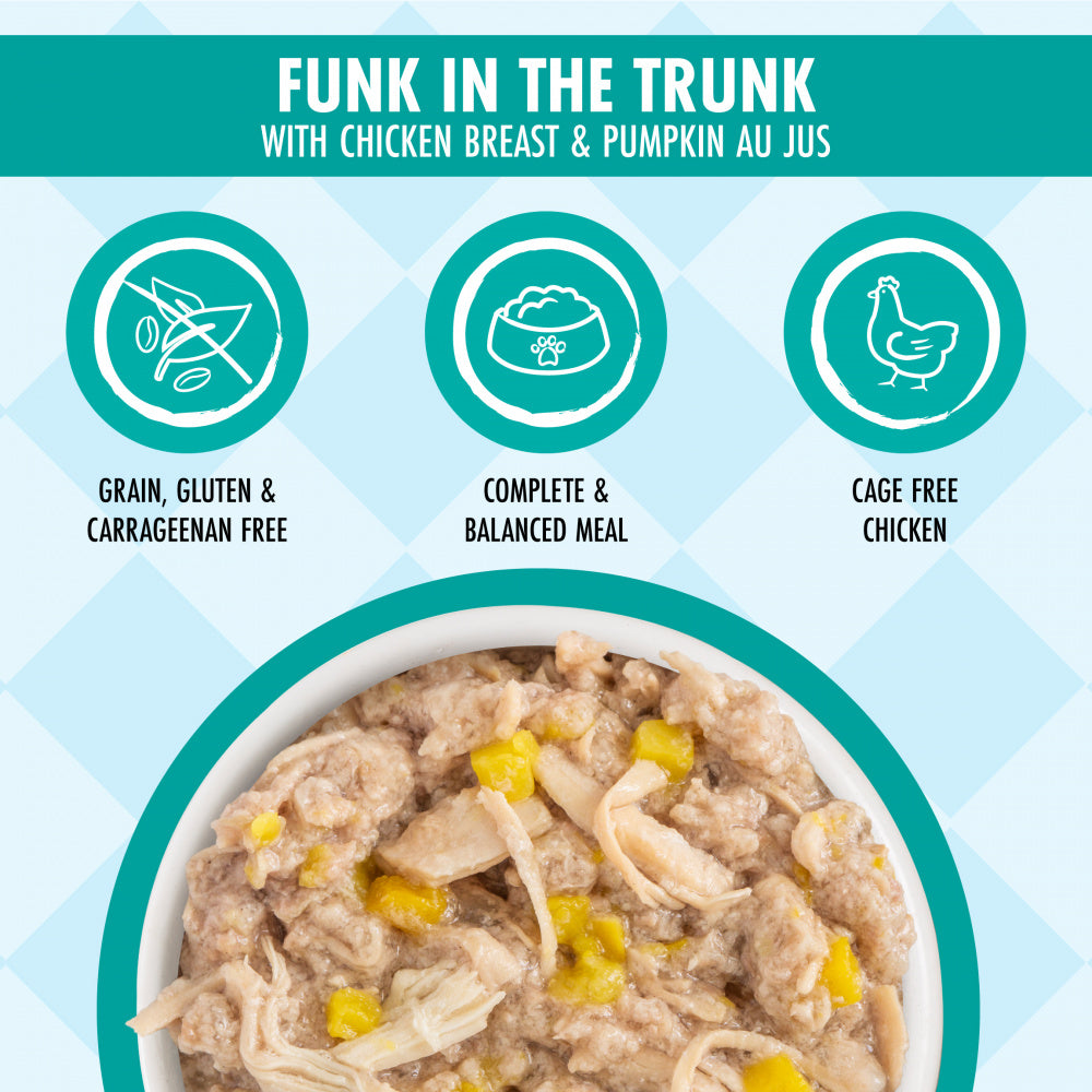 Weruva Dogs in the Kitchen Funk in the Trunk Grain Free Chicken & Pumpkin Canned Dog Food