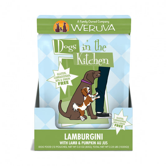 Weruva Dogs in the Kitchen Lamburgini Grain Free Lamb & Pumpkin Dog Food Pouches