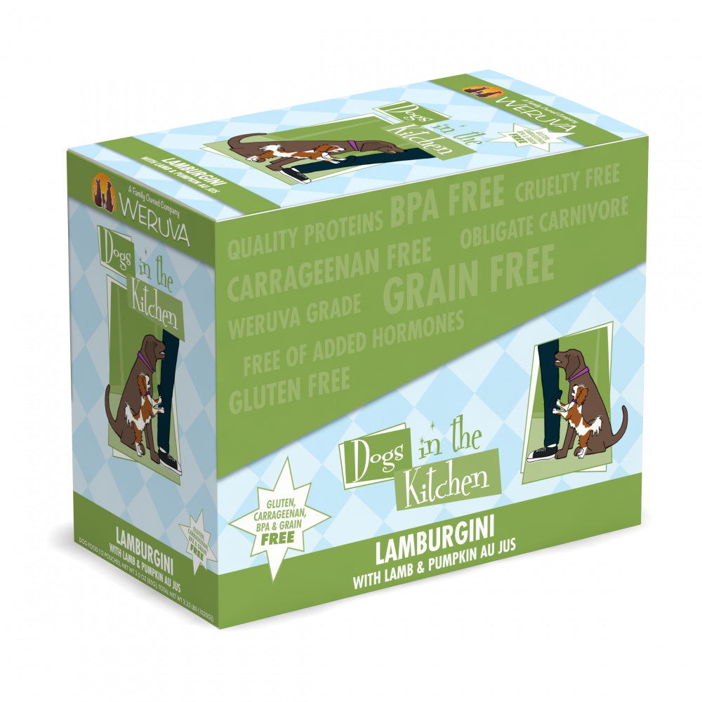 Weruva Dogs in the Kitchen Lamburgini Grain Free Lamb & Pumpkin Dog Food Pouches