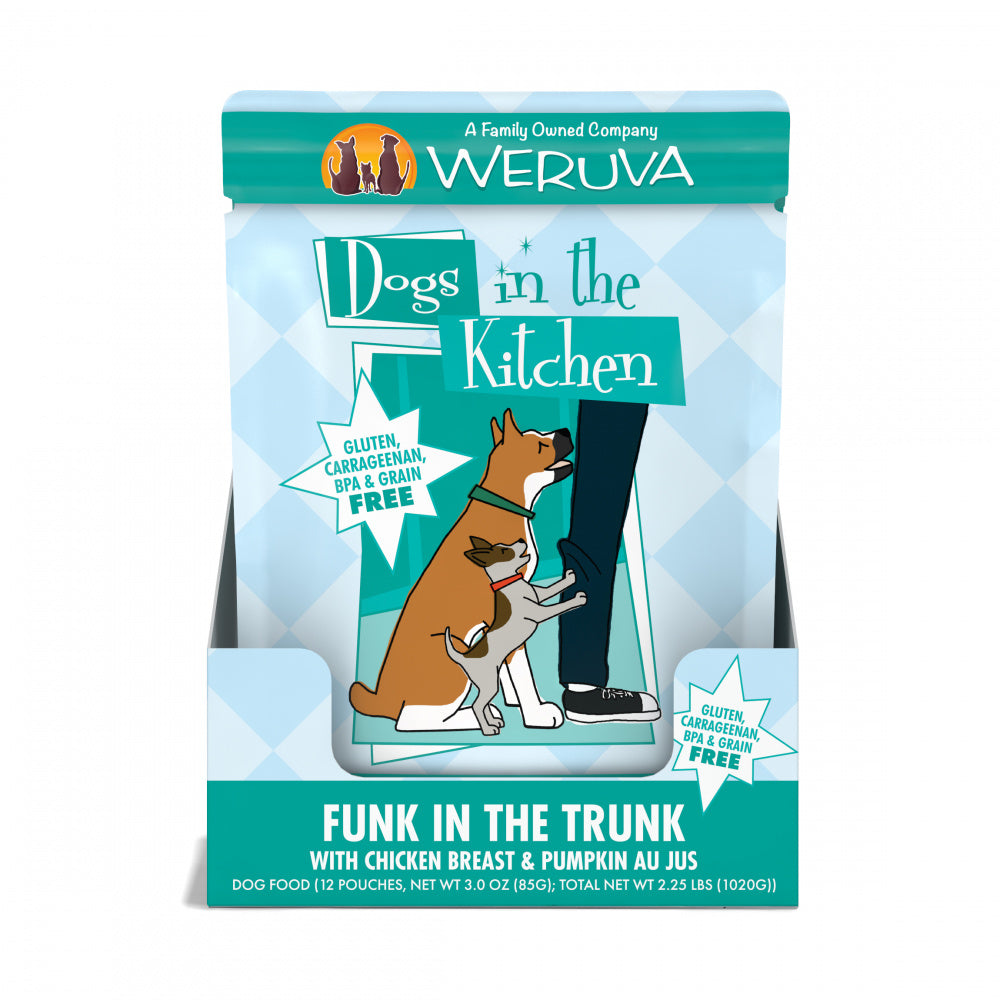 Weruva Dogs in the Kitchen Funk in the Trunk Grain Free Chicken & Pumpkin Dog Food Pouch