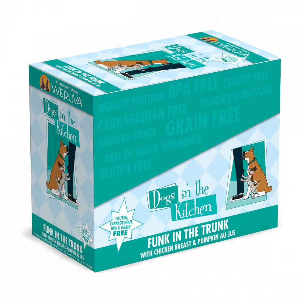 Weruva Dogs in the Kitchen Funk in the Trunk Grain Free Chicken & Pumpkin Dog Food Pouch