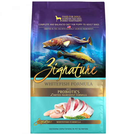 Zignature Limited Ingredient Diet Grain Free Whitefish Recipe Dry Dog Food