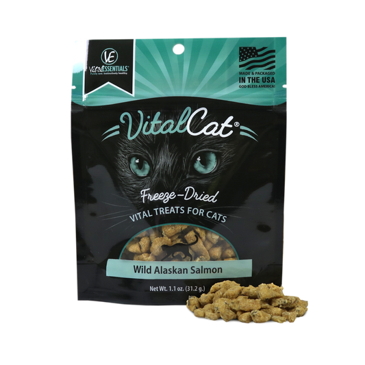 Vital Essentials Vital Cat Freeze Dried Grain Free Wild Alaskan Salmon Cat Treats