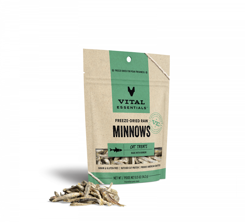 Vital Essentials Vital Cat Freeze Dried Grain Free Minnows Cat Treats