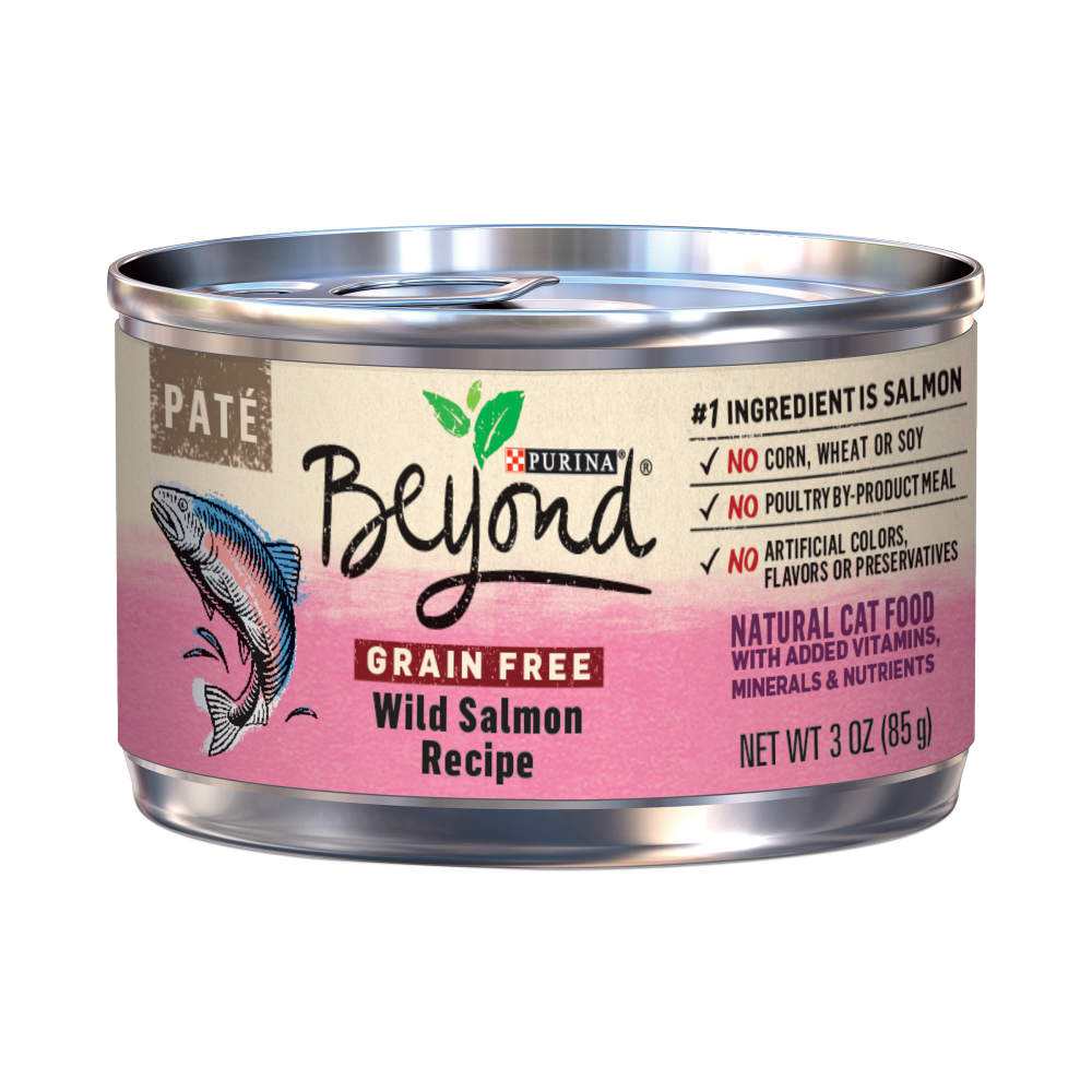 Purina Beyond Grain-Free Wild Salmon Pate Recipe Canned Cat Food