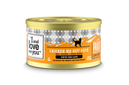 I and Love and You Grain Free Chicken Me Out Recipe Canned Cat Food