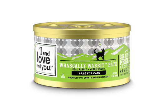 I and Love and You Grain Free Whascally Rabbit Recipe Canned Cat Food