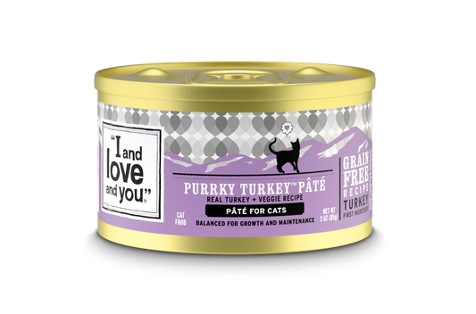 I and Love and You Grain Free Purrky Turkey Recipe Canned Cat Food